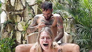 American Slut Pounded In The Mexican Jungle