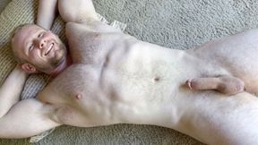 Cute Bear Ryan Judd Strokes His Gorgeous Cock Solo - GayHoopla