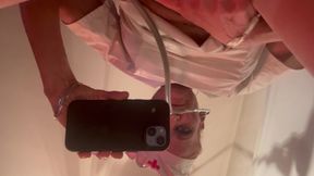 the nurse who takes care of it herself in the storage room