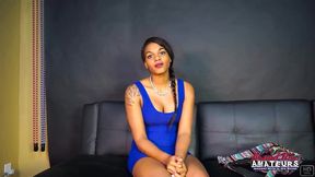 big tits skylar removes stiletto heels in amateur audition pounding!
