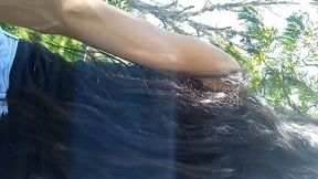 sai pra passear de manha no parque e o tesao me fez gozar na linha do trem