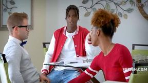 -Fuck My Ebony Step Sis, Give Me Lessons - James Cameron, Nickey rebel, Lacey London