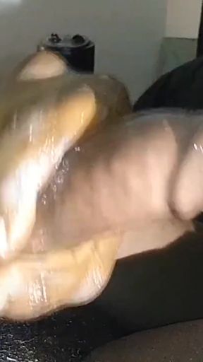 Cumming so Hard Wanking My BBC