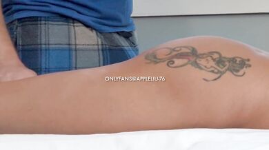 asian wife asks for massage but gets huge cumshot OnlyFans @ appleliu-76