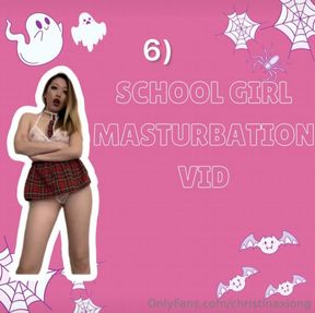 VIDEO #6: SCHOOL GURL MASTURBATION