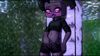 EnderGIRL RIDES My FACE Of ITS BLOCKNESS - Hornycraft Endergirl Route