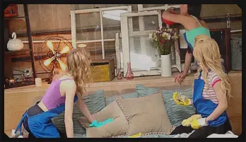 Seductive Maids Kenzie Reeves and Alina Lopez Lesbian Threesome