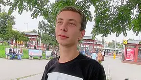 Big-Boned Twink Gets Drenched With Cum On His Pretty Face – Hot Gay Action