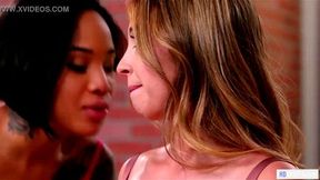 GIRLSWAY Your Step Daughter watching us&quest;&excl; Katie Morgan&comma; Quinn Wilde and Honey Gold