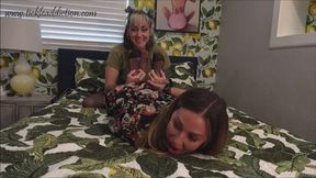 Finding the Most Ticklish Spot on Nikki's Pantyhose Feet! wmv