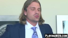 PlayingMen.com - Johan Kane drills Klein Kerr's tight ass in a suit