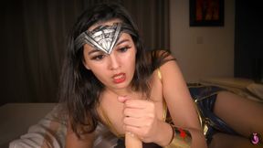 Wonder Woman Prisoner Handjob