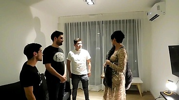 cojiendome unos vecinos, orgia con desconocidos