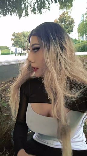 Enjoying the day, though if you stand up kindly I might sit on you