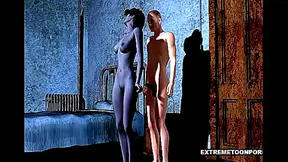 Vampire Seductress Rides Stallions Throbbing Shaft in Steamy Night Encounter