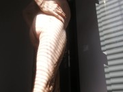 Dans la salle de bains