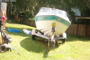 9-21-26 COBRAS BUFFING OUT THE RED NECK BOAT POOL AND DISCUSSING A CLEAR COAT FOREASY MAINTENANCE.