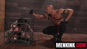 Rocky Unleashed dominates Siren Santiago with wild suspension bondage