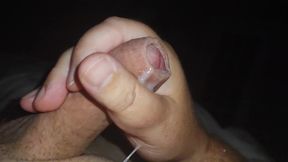 Slow Motion Cumshot From an Chubby Middle Aged Bloke with a Small Dick