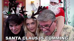 Bad Santa Fucks Young Blonde Anastasia Knight - BangBros