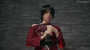 Creampie Fetish: Ada Wong Cosplay Girl Gets Pumped Full of Cum by a Fuck Machine