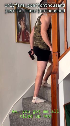 Angry horny str8 roommate
