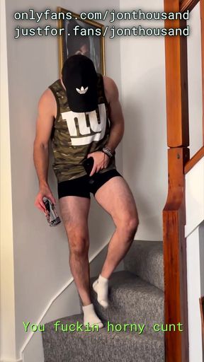 Angry horny str8 roommate