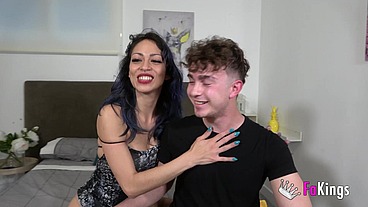 FIRST ANAL! Noa teaches how to assfuck to an inexperienced and nervous rook
