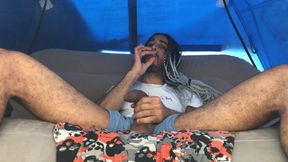 Smoking and Jerking In My Tent (Pt.1) (4K)