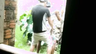 Brazilian Twink Gets Bareback Anal Creampie in Garage Hookup