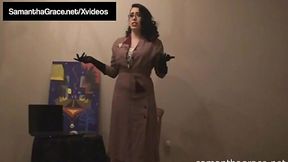 Naughty Teacher Strips Down to Her Lingerie and Shows off Small Tits on Cam!