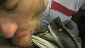 Fucked by straight Arab in exhib road, in my car