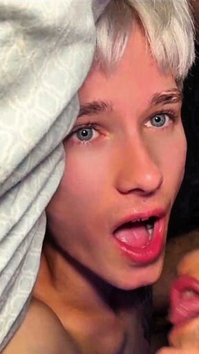 Twink fucking, deep throat, facials   Clip 3