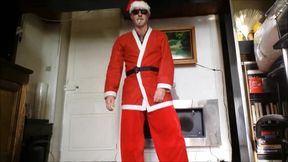 strip tease du pere noel