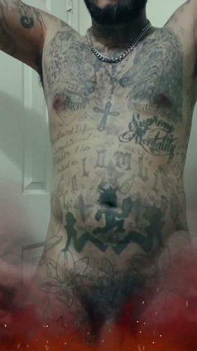 young Sexy Colombian Latino boy shaking penis and ass   Clip 1
