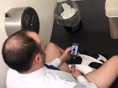 Str8 spy daddy in public toilet part 2