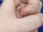 Quick jerk off while at work