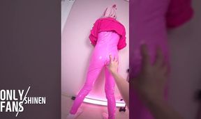 Goddess Victory ruined by latex Alice cosplay fuck raw anal femboy