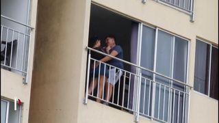 Cheating on My Husband and in Balcony- Porn in Spanish