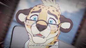 Office cheetah gets railed raw in furry gay animation