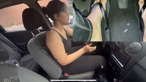 360P Chevy spark driving adventure with sexy latina