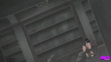 Blonde Maid Bound Gangbanged in Crowd Orgy Whipping