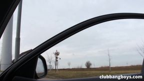 Bitch Boy Sucking Cock in Public
