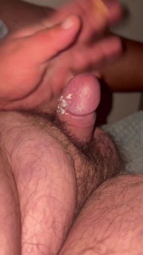 Bear Smoking and Stroking on the Toilet