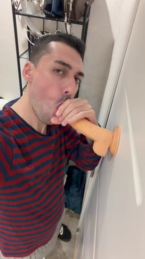 Sexy Stepdaddy Riding Dildo