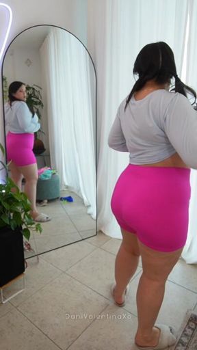 JOI Mean Older StepSis lets you jerk off onto her huge tits