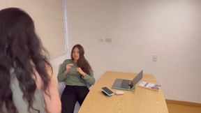 My Husband Hires A Lesbian Secretary And She Doesnt Know That I Ended Up Having Sex With Her