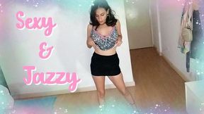 Jazzy Amateur Strip Tease