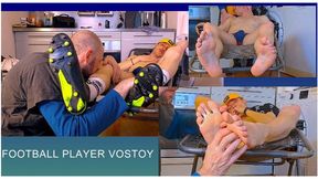 Football player Vostoy foot forship