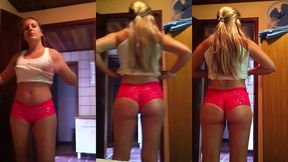 minha esposa novinha se arrumando para sair sozinha com o comedor - cuckold amador real